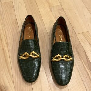 Green Tory Burch Loafers
